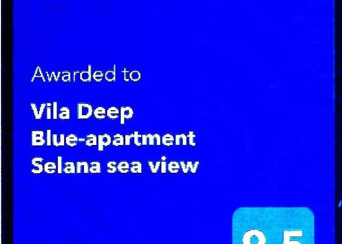 Apartamento Deep Blue-apartment Selana Sea View *